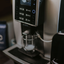 Automatic Coffee machines with an integrated milk dispenser and a creamy cappuccino with foam