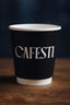 Branded Double Wall Paper Cups - 8 oz or 4 oz