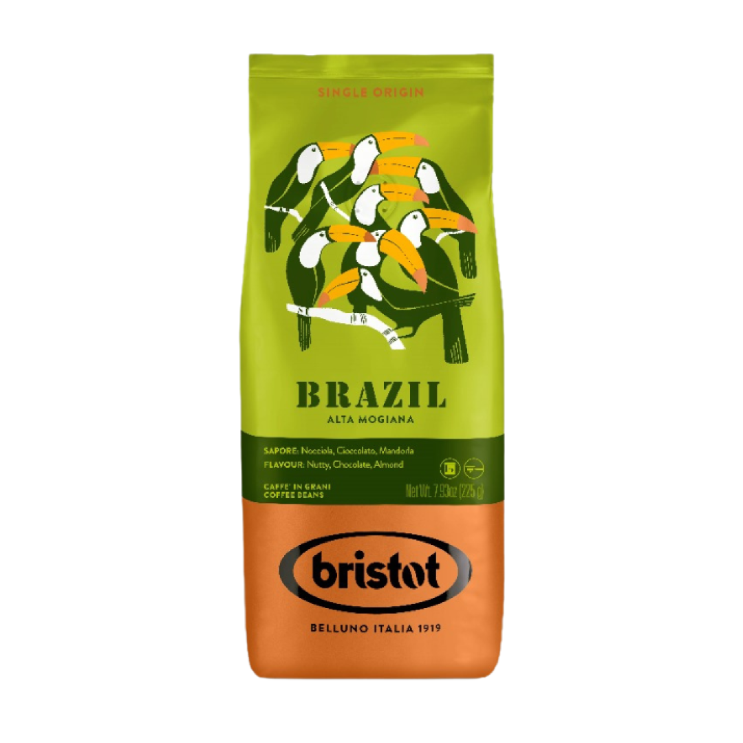 Bristot Brazil Alta Mogiana 225g coffee bag