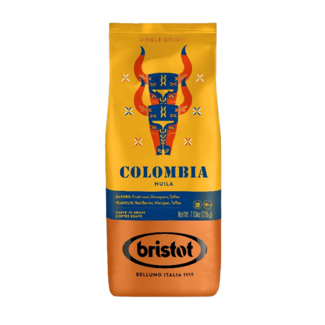Bristot Colombia Huila 225g coffee bag