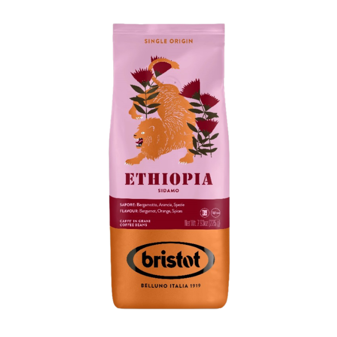 Bristot Ethiopia Sidamo 225g coffee bag
